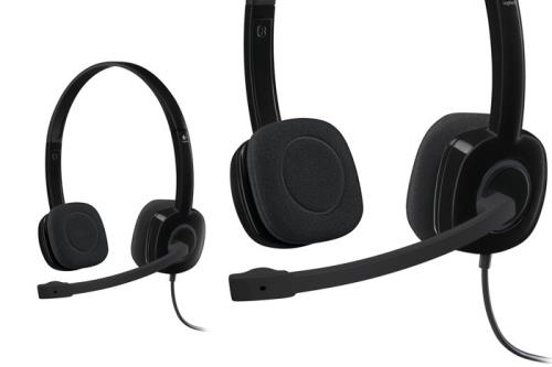 78538.jpg 981-000587 AUDIFONO LOGITECH H151 C/MIC 3.5MM - Imagen 1