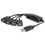 XTC-320 - XTECH HUB USB 2.0 DE 1 PUERTO USB DA 4 PUERTOS USB