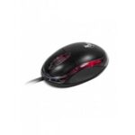XTM-195 - XTECH MOUSE CON CABLE USB 3 BOTONES/OPTiCO/NEGRO-ROJO