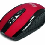 KMW-340RD - KlipX mouse inalambrico 3D de 6 botones 2,4GHz USB nano rojo