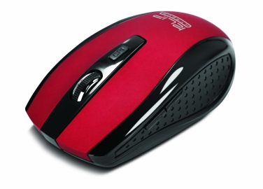 84427.jpg KMW-340RD - KlipX mouse inalambrico 3D de 6 botones 2,4GHz USB nano rojo - Imagen 1