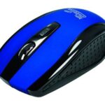 KMW-340BL - KlipX mouse inalambrico 3D de 6 botones 2,4GHz USB nano azul