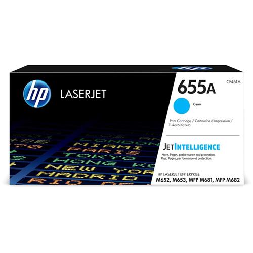 85961.jpg CF451A TONER HP 655A CYAN 10500PAG M652 M53 M681 M682 - Imagen 1