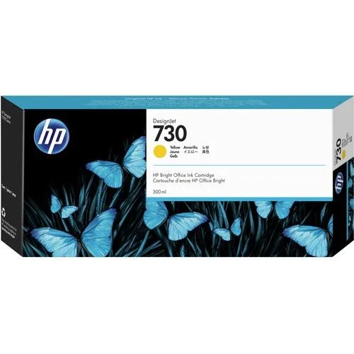 88790.webp P2V70A CARTRIDGE HP 730 YELLOW 300ML T1700 - Imagen 1