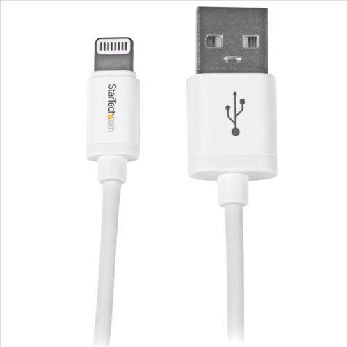 89710.jpg CABLE 1 M LIGHTNING 8 PIN A USB A 2.0 PARA APPLE IPOD IPHONE 5 IPAD - BLANCO - Imagen 1