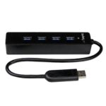 ST4300MINU3B - STARTECH Adaptador Concentrador Hub Ladrn USB 3.0 Super Speed 4