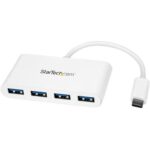 HB30C4ABW - STARTECH Hub Concentrador USB 3.0 de 4 Puertos - Ladrn USB-C a 4x U