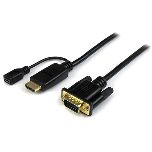 90103.jpg HD2VGAMM6 - STARTECH Cable de 1 8m Conversor Activo HDMI a VGA - Adaptador 1920x - Imagen 1