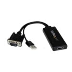 VGA2HDU - STARTECH Adaptador Conversor VGA a HDMI con Audio USB y Alimentacin -