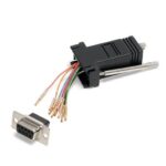 GC98FF - STARTECH Adaptador Conversor Modular DB9 Serie a RJ45 Hembra a Hembra