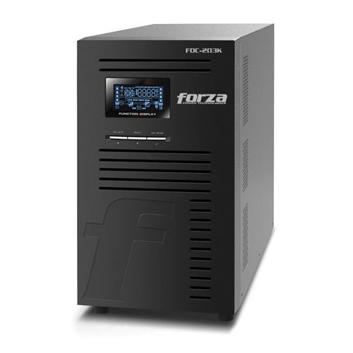 90412.jpg FDC-203K-I - Forza Atlas 3KU Online UPS 3000VA/3000W 220V 9-IEC40-70Hz - Imagen 1