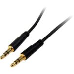 MU3MMS - STARTECH Cable Delgado de 91cm de Audio Estreo Conector Mini Jack 3 5m