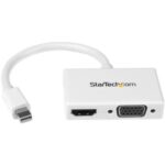 MDP2HDVGAW - STARTECH Adaptador Mini DP de Audio/Video para Viajes - Conversor M