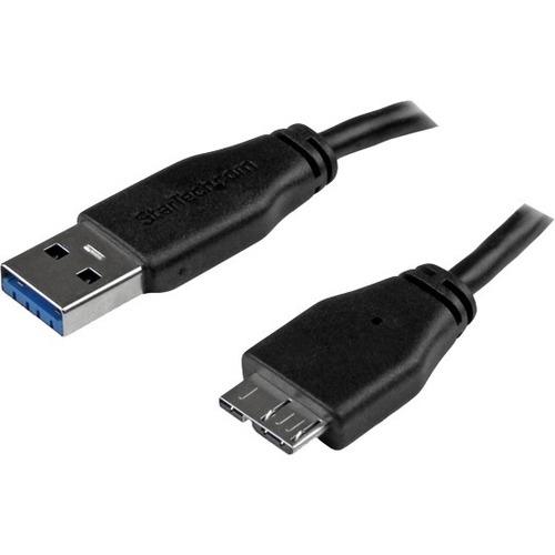 92314.jpg USB3AUB2MS - Startech Cable 2m USB 3.0 Delgado - A Macho a Micro B Macho - Imagen 1