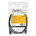 USB2CC2M - Startech Cable USB-C de 2m - Type-C - USB 2.0 - Macho a Macho - Para