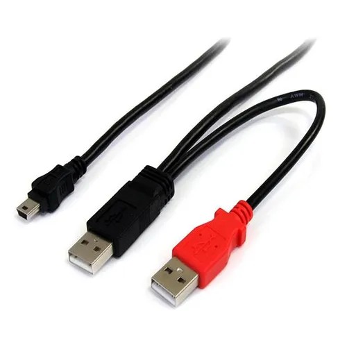 93969.jpg USB2HABMY6 - Startech Cable de 1 8m USB 2.0 en Y para Discos Duros Externos - Ca - Imagen 1