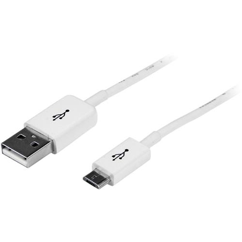 93987.jpg USBPAUB50CMW - Startech Cable Adaptador 50cm USB A Macho a Micro USB B Macho par - Imagen 1