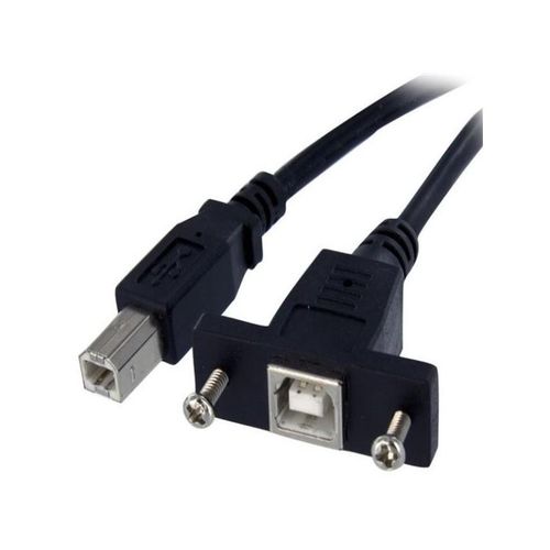 93990-1.jpeg USBPNLBFBM1 - Startech Cable USB de Montaje en Panel USB B a USB B de 30cm - Hem - Imagen 1