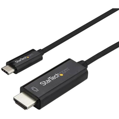 94062.jpg CDP2HD1MBNL - Startech Cable Adaptador de 1m USB-C a HDMI 4K 60Hz - Negro - Cabl - Imagen 1