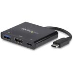 CDP2HDUACPW - Startech Adaptador Multifuncin USB-C a HDMI 4K - Replicador de Pu