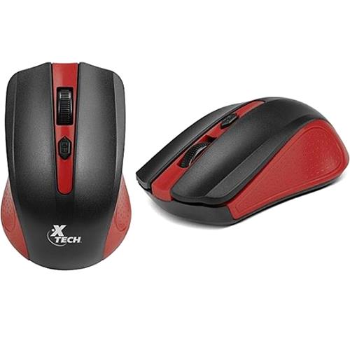 95388.jpg XTM-310RD - Xtech Mse Wls 2.4 GHz 4-button 1600dpi Red - Imagen 1