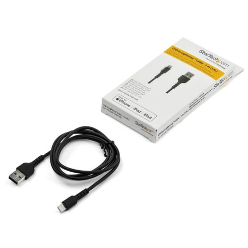 97796-1.jpeg RUSBLTMM1MB - Startech USB to Lightning Cable - 1m / 3.3 ft - MFi Certified Ligh - Imagen 1