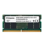 KVR56S46BD8-32 MEMORIA  32GB 5600MT/s DDR5 Non-ECC CL46 SODIMM