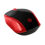 MOUSE HP 200 USB ÓPTICO NEGRO, ROJO 1000 DPI 2HU82AA#ABL