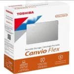 HDTX140XSCCA - Toshiba Portable Hard Drive Canvio Flex silver 4TB w/ USB-C & USB