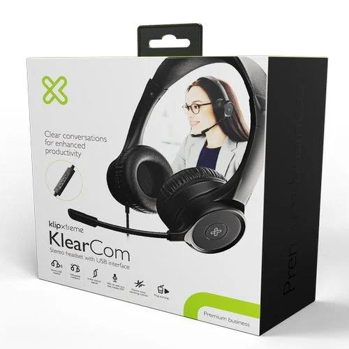 107852.webp KCH-510 KLIPX AUDIFONO ESTEREO USB C/MIC HD C/ CAPSULA DE CONTROL - Imagen 1