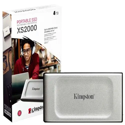 108282.webp SXS2000/4000G DISCO SSD KINGSTON EXTERNO 4TB (USB 3.2, USB-C) - Imagen 1
