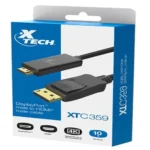 XTC-359 XTECH CABLE DIS PT M TO HDMI 3M BLACK  XTC-35
