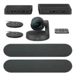 960-001225 - Logitech camara rally kit ultraHD + 2 microfonos y 2 parlantes