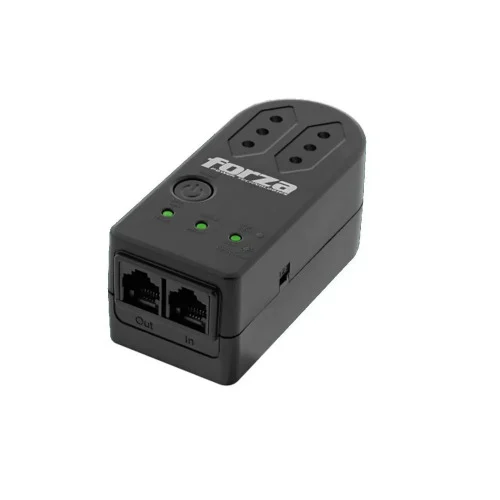 FORZA PROTECTOR DE VOLTAJE 2TOMAS CAP1500W GIRATORIO NEGRO FORZA PROTECTOR DE VOLTAJE 2TOMAS CAP1500W GIRATORIO NEGRO