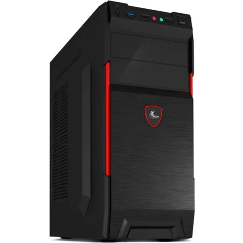 GABINETE XTECH MID TOWER ATX 600W NEGRO Y ROJO USB AUDIO GABINETE XTECH MID TOWER ATX 600W NEGRO Y ROJO USB AUDIO