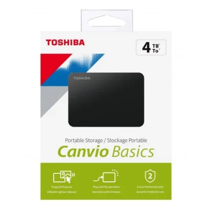 DISCO DURO 4 TB CANVIO BASICS NEGRO EXTERNO