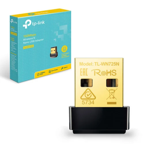 ADAPTADOR TPLINK TL-WN725N MINI USB 2.0 150MBPS ADAPTADOR TPLINK TL-WN725N MINI USB 2.0 150MBPS